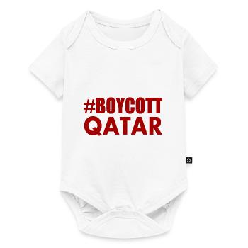 Boycott qatar - Baby Premium short-sleeve bodysuit - white - Front