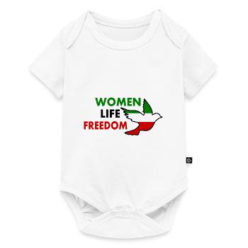 Women life freedom - Body à manches courtes Premium Bébé - blanc - Devant