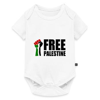 Free palestine - Baby Premium short-sleeve bodysuit - white - Front