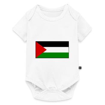 Palestine palestine flag - Baby Premium short-sleeve bodysuit - white - Front