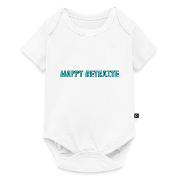 RETRAITE. RETRAITE. RETRAITEE. RETRAITE. BEST - Body à manches courtes Premium Bébé - blanc - Devant