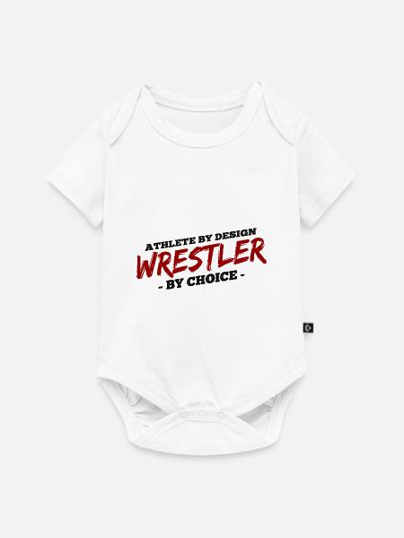 Grappling Martial Arts Wrestling - Baby Premium Kurzarmbody - Weiß