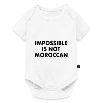 Morocco - impossible is not moroccan - Baby Premium short-sleeve bodysuit - white - Front