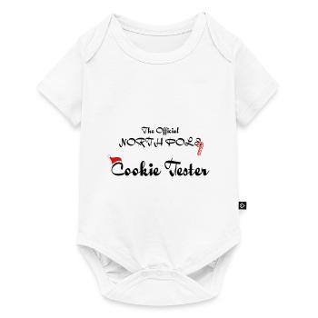 The Official North Pole Cookie Tester - Baby Premium short-sleeve bodysuit - white - Front