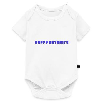 RETRAITE. RETRAITE. RETRAITEE. RETRAITE. BEST - Body à manches courtes Premium Bébé - blanc - Devant