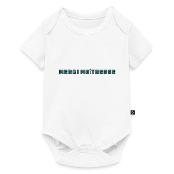 MISTRESS. THANK YOU. THANK YOU MISTRESS. GIFT - Baby Premium short-sleeve bodysuit - white - Front