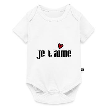 FÊTE DES PÈRES. BONNE FÊTE PAPA. PAPA. BONNE FÊTE - Body à manches courtes Premium Bébé - blanc - Devant
