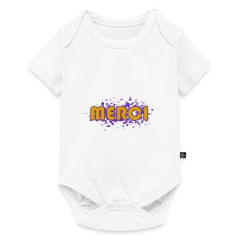 MERCI. MAÎTRESSE. MAÎTRE. MERCI MAÎTRESSE - Body à manches courtes Premium Bébé - blanc - Devant