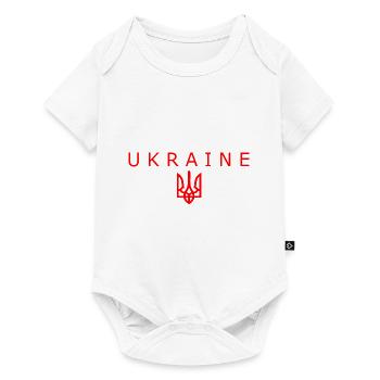 Ukraine - Body à manches courtes Premium Bébé - blanc - Devant