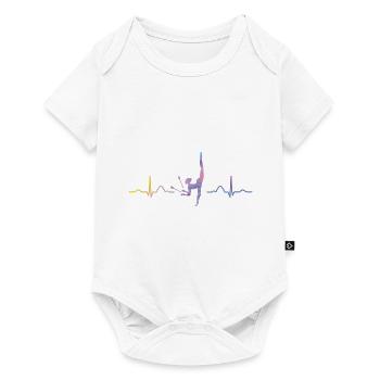 Clubs de gymnastique Gymnastique rythmique ECG - Body à manches courtes Premium Bébé - blanc - Devant