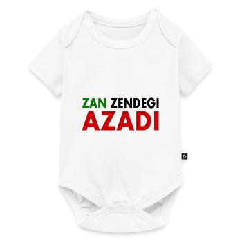 women life freedom Zan zendegi azadi - Body à manches courtes Premium Bébé - blanc - Devant