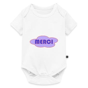 MERCI. MAÎTRESSE. MAÎTRE. MERCI MAÎTRESSE - Body à manches courtes Premium Bébé - blanc - Devant