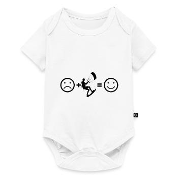 Kitesurf Femme Cerf-volant Kitesurf Kitesurf Kitesurf - Body à manches courtes Premium Bébé - blanc - Devant