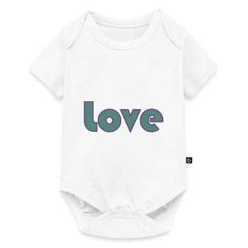 JUST MARRIED. bachelorette party. LOVE. SAINT VALENTINE. COUPLE. - Baby Premium short-sleeve bodysuit - white - Front