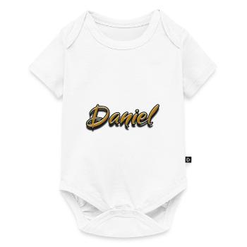 Daniel First name Name individually personalized - Baby Premium short-sleeve bodysuit - white - Front