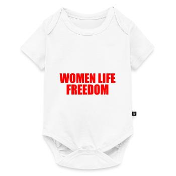 Women life freedom - Body à manches courtes Premium Bébé - blanc - Devant