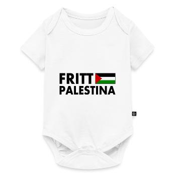Fritt palestina - Baby Premium short-sleeve bodysuit - white - Front