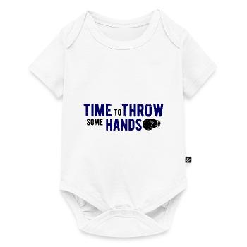 Boxsport Boxing - Baby Premium Kurzarmbody - Weiß - Vorne