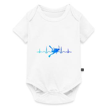 Plongeur Homme Plongeur Plongeur Plongée Libre - Body à manches courtes Premium Bébé - blanc - Devant