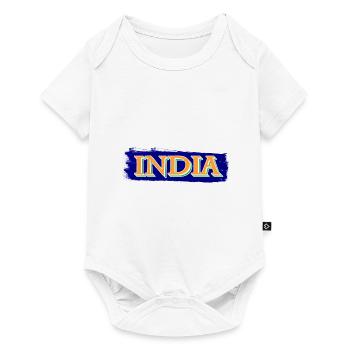 Inde Inde Hindu Pride Drapeau Pays I Cadeau - Body à manches courtes Premium Bébé - blanc - Devant