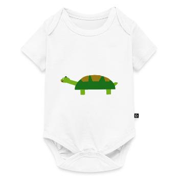 Schildikrotii - Baby Premium Kurzarmbody - Weiß - Vorne