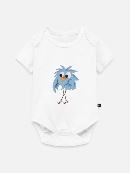 Gerdi geht - Baby Premium Kurzarmbody - Weiß