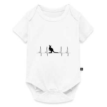 Kangaroo kangaroo girl woman australia gift - Baby Premium short-sleeve bodysuit - white - Front