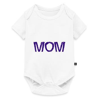 MOM. MAMAN. FÊTE DES MÈRES. BONNE FÊTE MAMAN - Body à manches courtes Premium Bébé - blanc - Devant