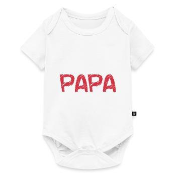 FATHER's DAY. HAPPY BIRTHDAY DAD. DAD. HAPPY BIRTHDAY - Baby Premium short-sleeve bodysuit - white - Front