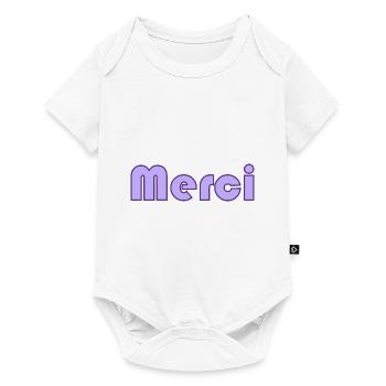 MERCI. MAÎTRESSE. MAÎTRE. MERCI MAÎTRESSE - Body à manches courtes Premium Bébé - blanc - Devant