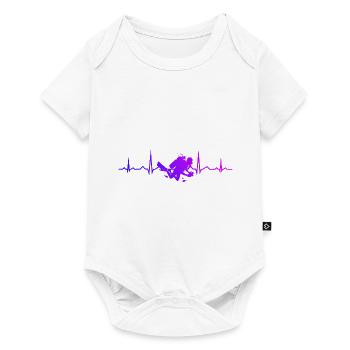 Diver Scuba Diver Men's Scuba Diving - Baby Premium short-sleeve bodysuit - white - Front