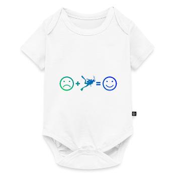 Diving Scuba Diver Diving Scuba Diving - Baby Premium short-sleeve bodysuit - white - Front
