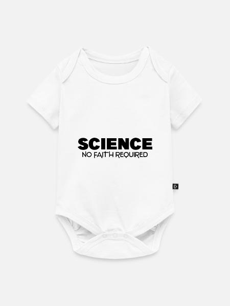 Atheist Shirt - Baby Premium Kurzarmbody - Weiß