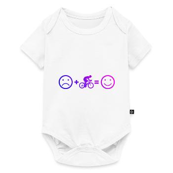 Road Bike Road Bike Road Bike Men Road Bike - Baby Premium short-sleeve bodysuit - white - Front