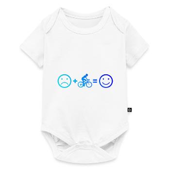 Femmes Cyclisme VTT Vélo Cyclisme - Body à manches courtes Premium Bébé - blanc - Devant