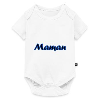 MAMAN. FÊTE DES MÈRES. BONNE FÊTE MAMAN - Body à manches courtes Premium Bébé - blanc - Devant
