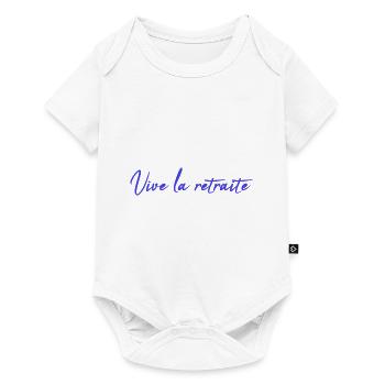 RETIREMENT. HAPPY RETIREMENT. HAPPY RETREAT - Baby Premium short-sleeve bodysuit - white - Front