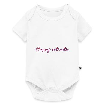 RETRAITE. RETRAITE. RETRAITEE. RETRAITE - Body à manches courtes Premium Bébé - blanc - Devant