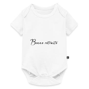 RETIREMENT. HAPPY RETIREMENT. HAPPY RETREAT - Baby Premium short-sleeve bodysuit - white - Front