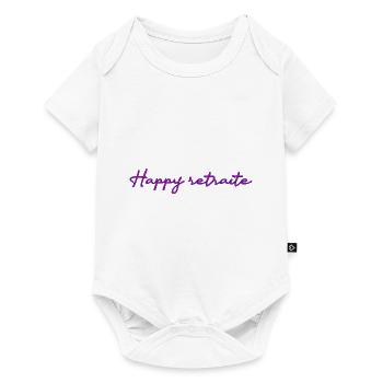RETRAITE. RETRAITE. RETRAITEE. RETRAITE - Body à manches courtes Premium Bébé - blanc - Devant