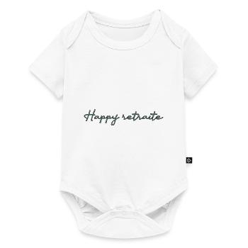 RETRAITE. RETRAITE. RETRAITEE. RETRAITE - Body à manches courtes Premium Bébé - blanc - Devant