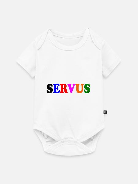 Servus - Baby Premium Kurzarmbody - Weiß