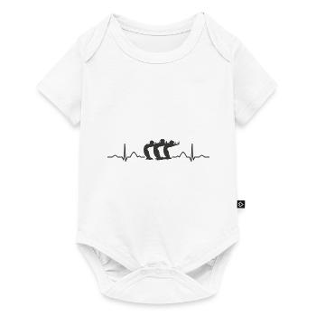 Synchronschwimmen Team Artistic Swim - Baby Premium Kurzarmbody - Weiß - Vorne