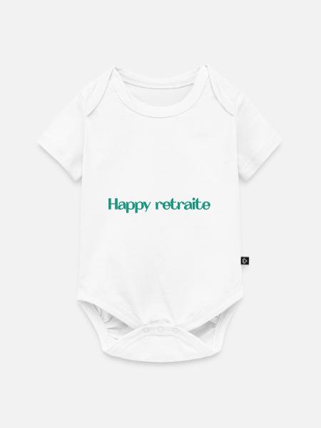 RUHESTAND. RUHESTAND. PENSIONIERT. RUHESTAND - Baby Premium Kurzarmbody - Weiß