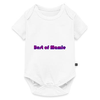 MAMIE. FÊTE DES MÈRES. BONNE FÊTE MAMIE. JE T'AIME - Body à manches courtes Premium Bébé - blanc - Devant