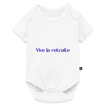 RETIREMENT. HAPPY RETIREMENT. HAPPY RETREAT - Baby Premium short-sleeve bodysuit - white - Front