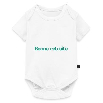 RETIREMENT. HAPPY RETIREMENT. HAPPY RETREAT - Baby Premium short-sleeve bodysuit - white - Front