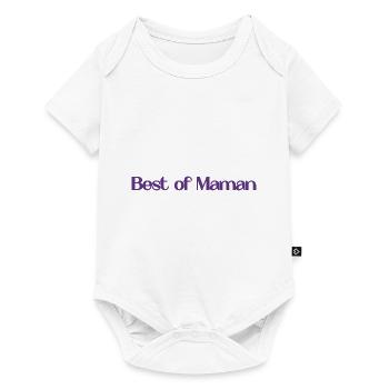 MOM. MOTHER's DAY. HAPPY MOTHER'S BIRTHDAY - Baby Premium short-sleeve bodysuit - white - Front