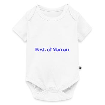 SCHÖNEN MUTTERTAG. MAMA. MUTTERTAG - Baby Premium Kurzarmbody - Weiß - Vorne