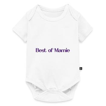 MAMIE. FÊTE DES MÈRES. BONNE FÊTE MAMIE. JE T'AIME - Body à manches courtes Premium Bébé - blanc - Devant
